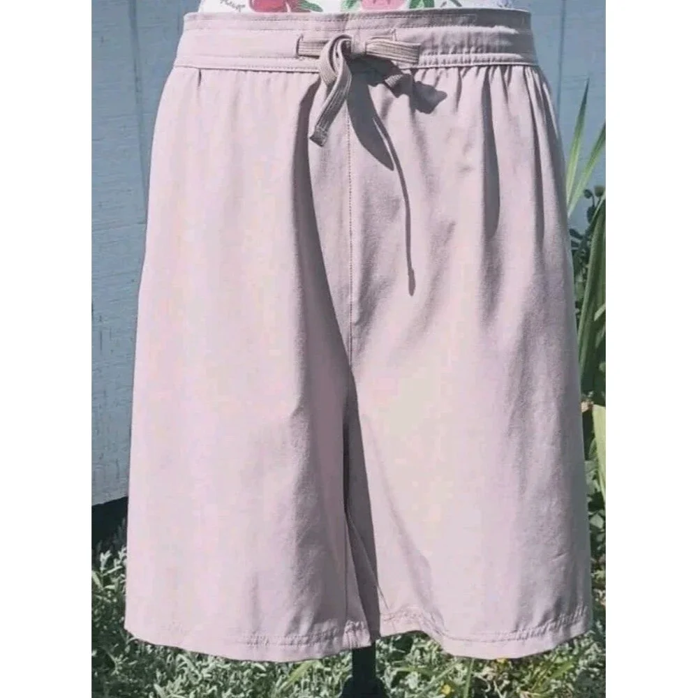 New BYLT Basics Men's Beige Shorts 3XL Pockets Quick Dry Resortwear Beach